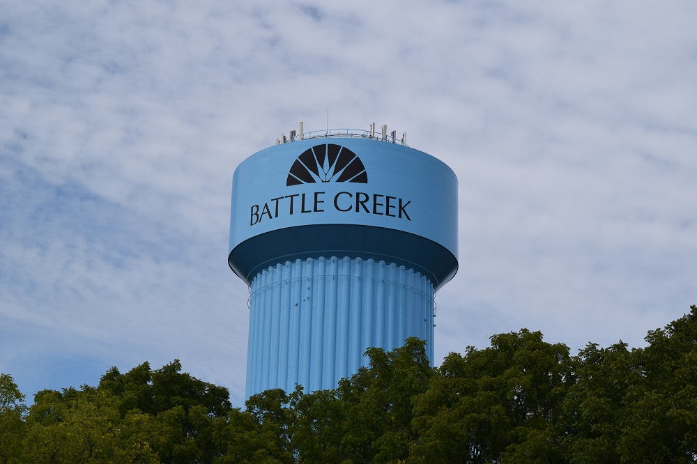 Battle Creek, MI water tower